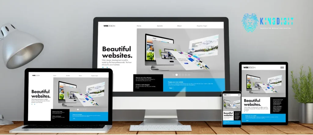 Services de création de sites web offerts par KingDigit l'agence de Marketing digital de référence